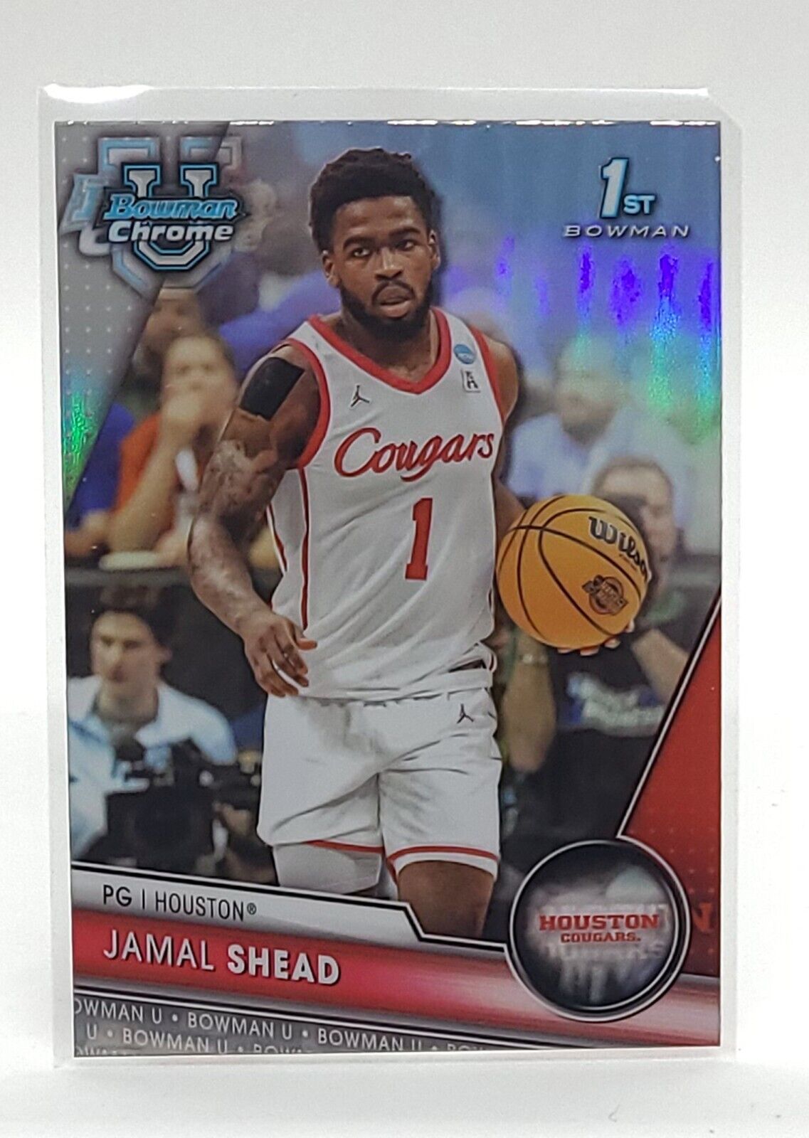 JAMAL SHEAD 2023-24 Bowman Chrome University Refractor #30 Basketball Parallel - Hobby Gems