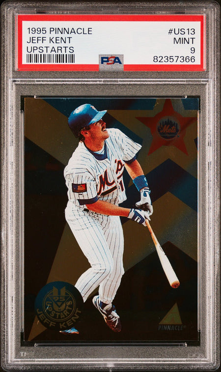 JEFF KENT PSA 9 1995 Pinnacle Upstarts #US13 Baseball Graded Cards Insert - Hobby Gems