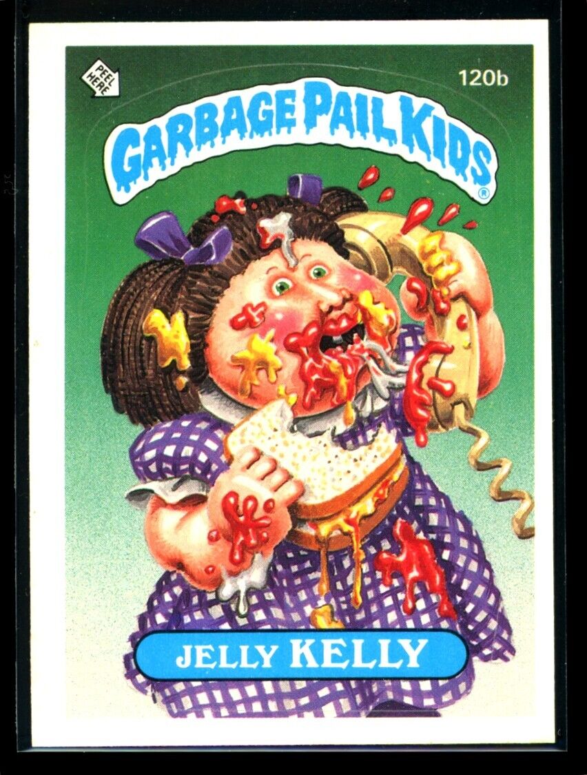 JELLY KELLY 1986 Garbage Pail Kids Series 3 #120b NM C1 Garbage Pail Kids Base - Hobby Gems