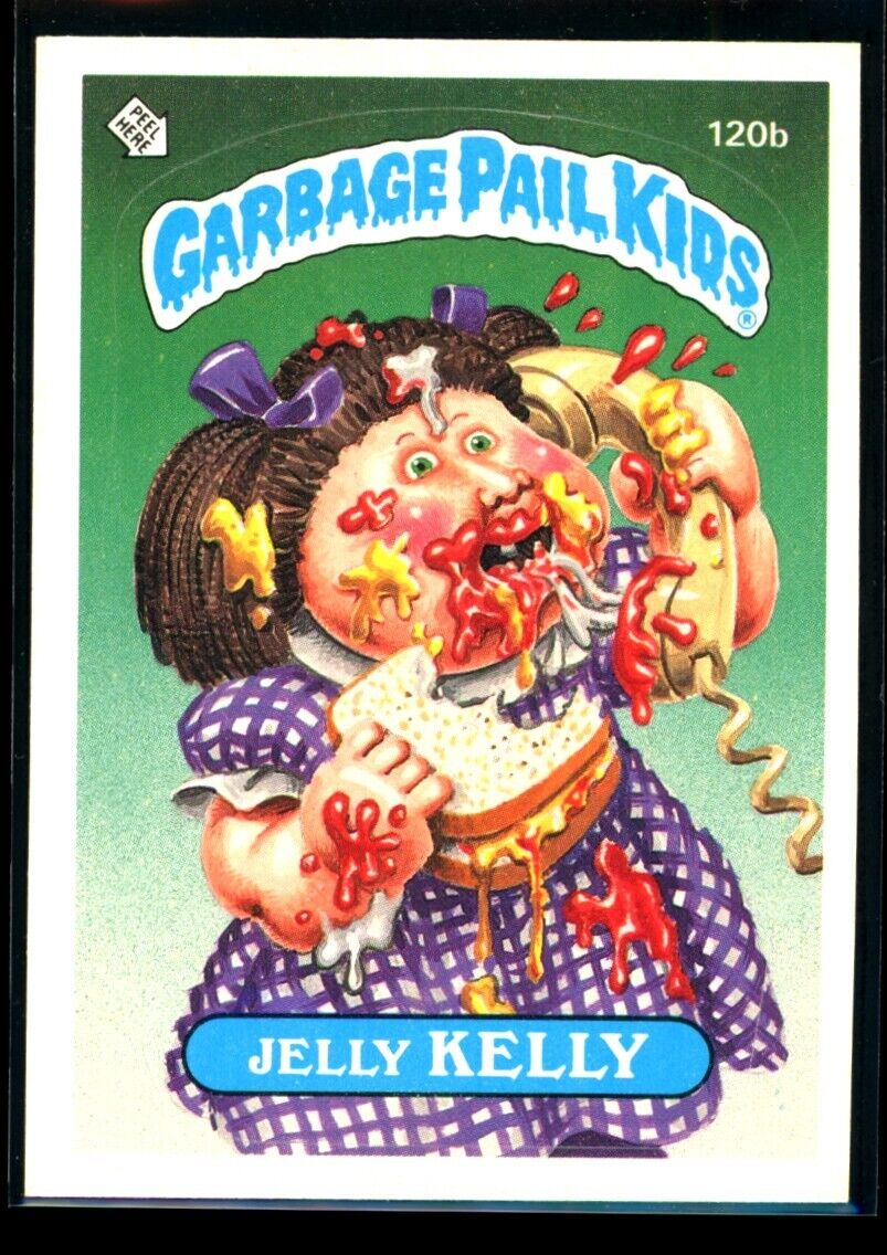 JELLY KELLY 1986 Garbage Pail Kids Series 3 #120b NM C2 Garbage Pail Kids Base - Hobby Gems