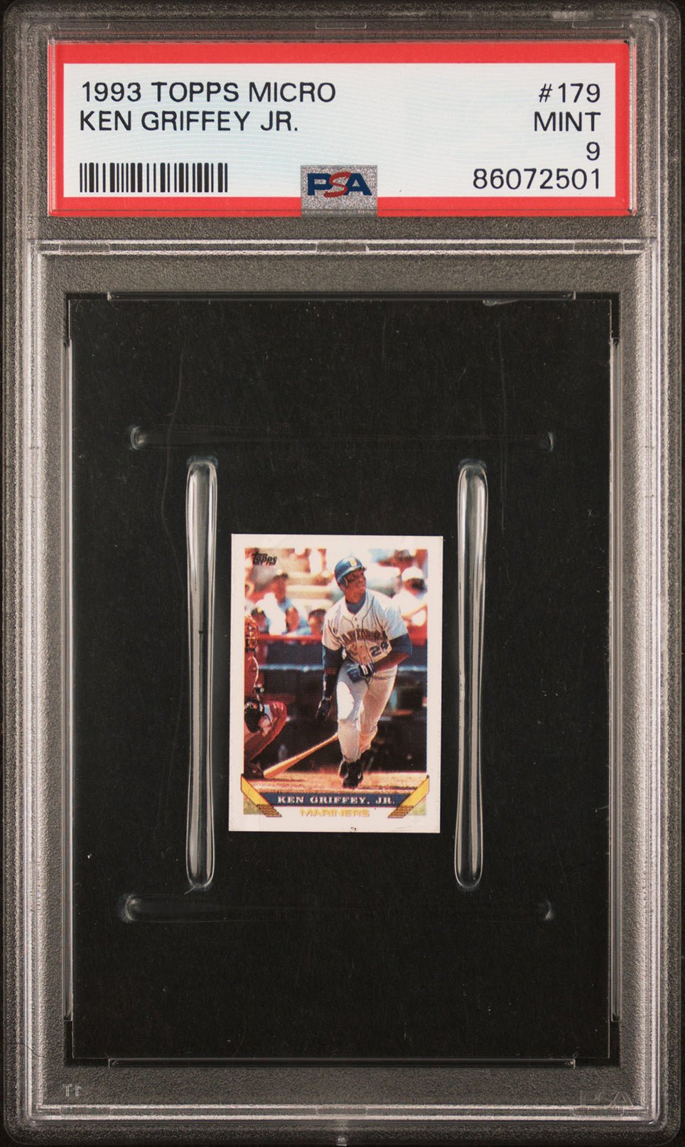 KEN GRIFFEY JR PSA 9 1993 Topps Micro #170 C3 Baseball Base Graded Cards - Hobby Gems