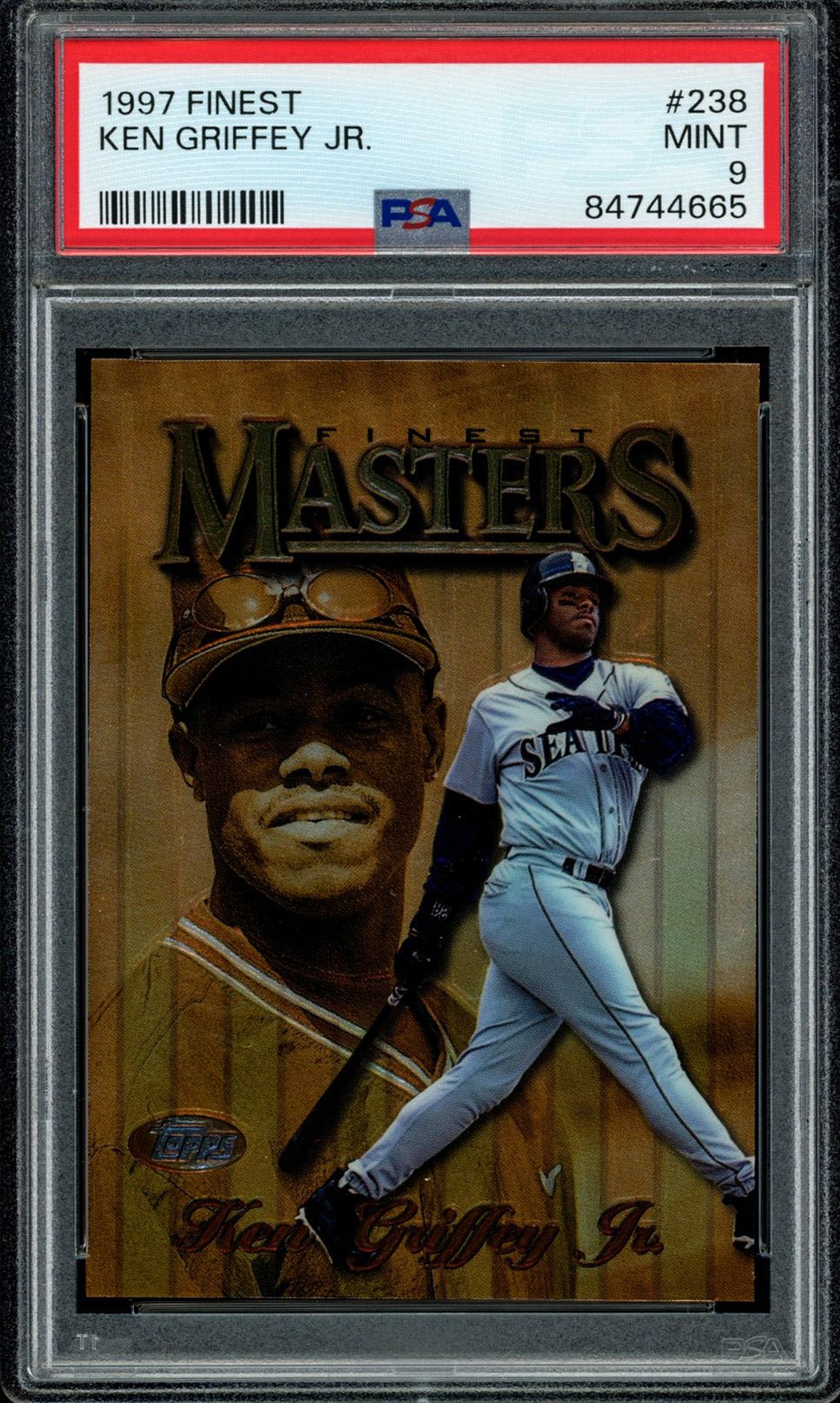 KEN GRIFFEY JR PSA 9 1997 Finest Masters #238 Baseball Base Graded Cards - Hobby Gems