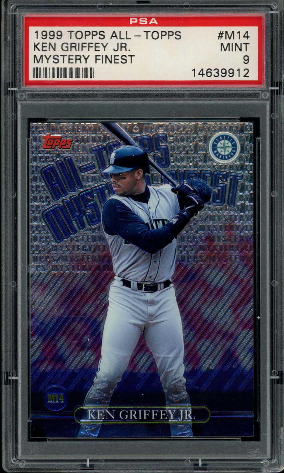 KEN GRIFFEY JR PSA 9 1999 Topps All-Tops Mystery Finest #M14 Baseball Graded Cards Insert - Hobby Gems