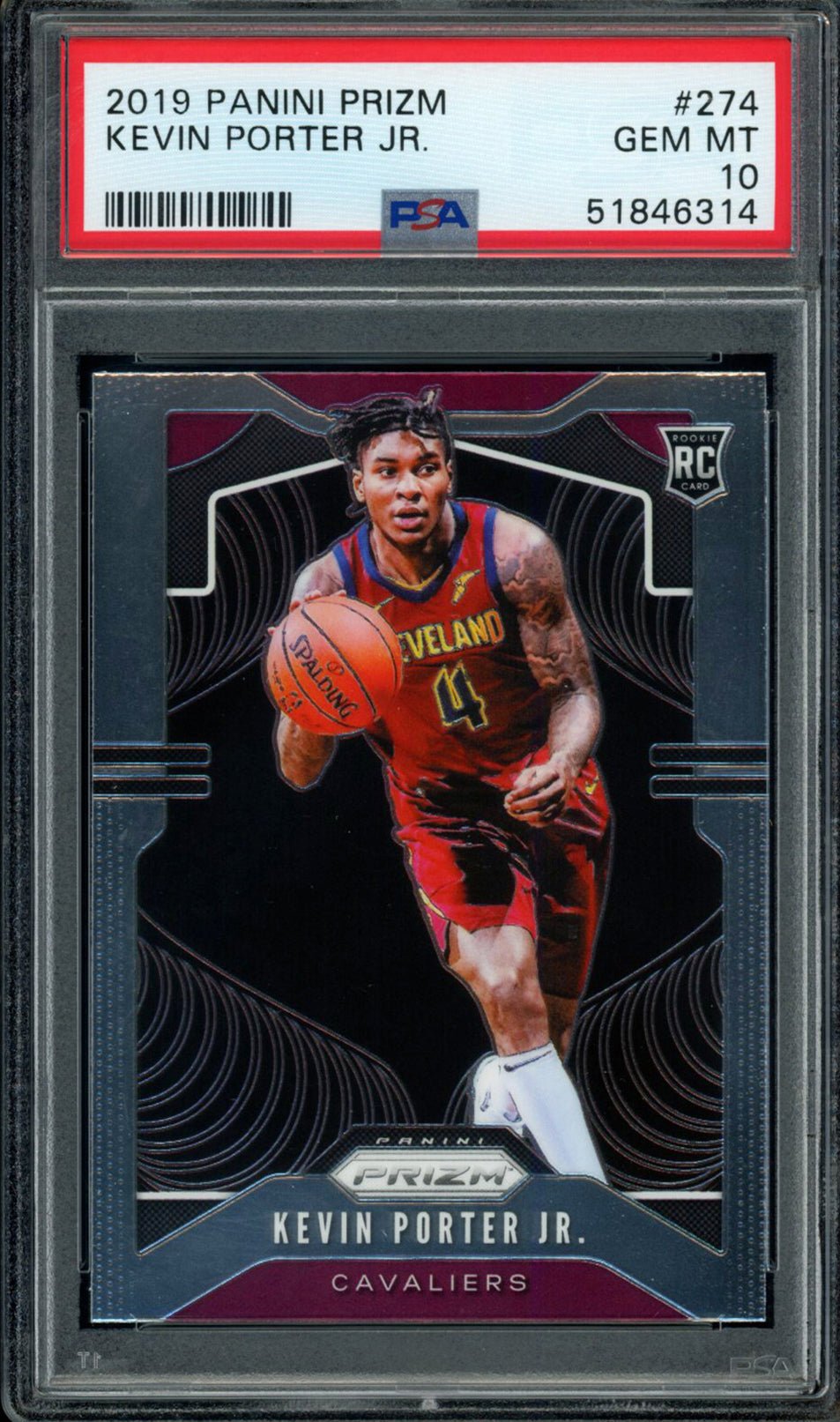 KEVIN PORTER JR PSA 10 2019-20 Panini Prizm RC #274 Basketball Base Graded Cards RC - Hobby Gems