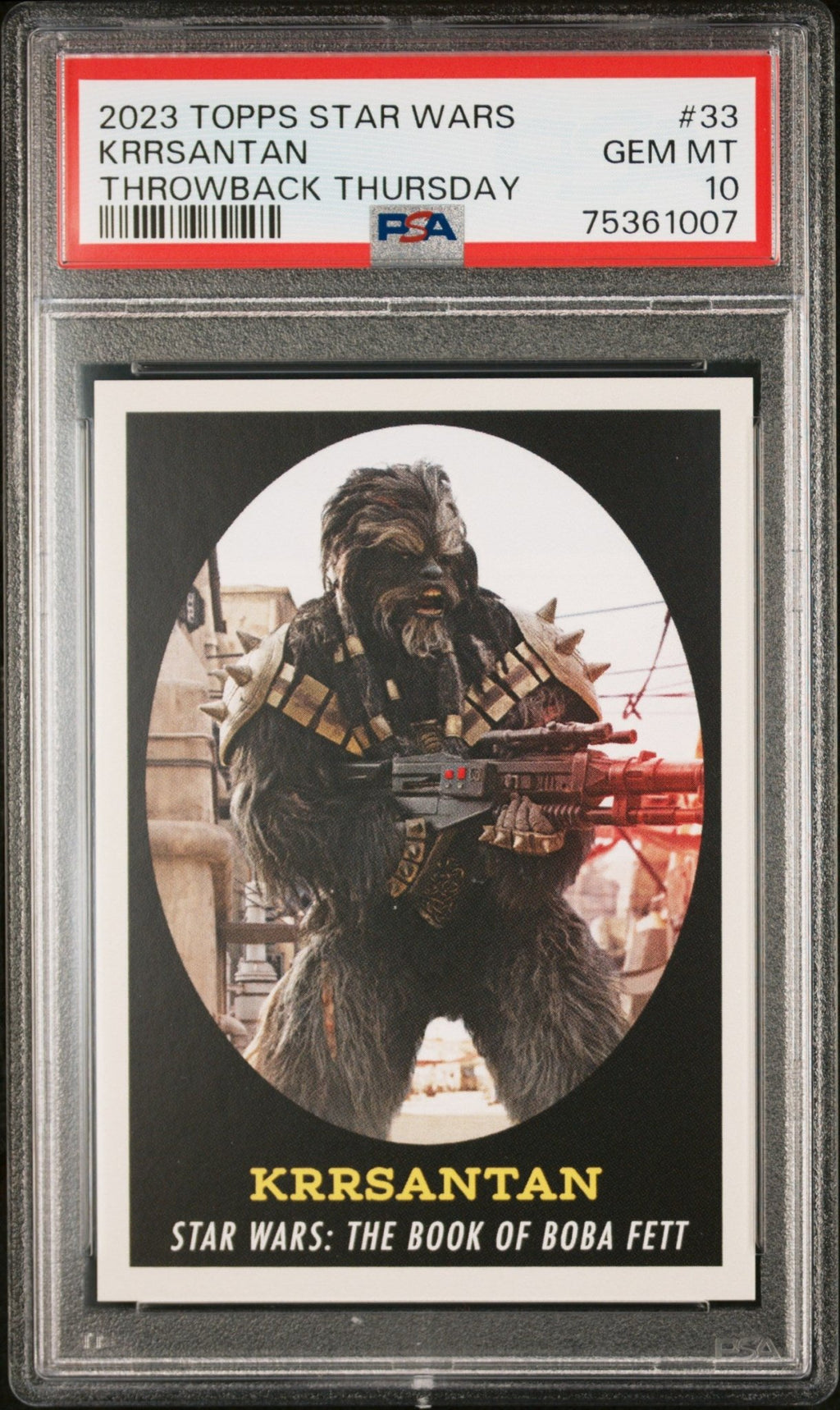 KRRSANTAN PSA 10 2023 Topps Star Wars Throwback Thursday TBT #33 C2 Star Wars Base Graded Cards - Hobby Gems