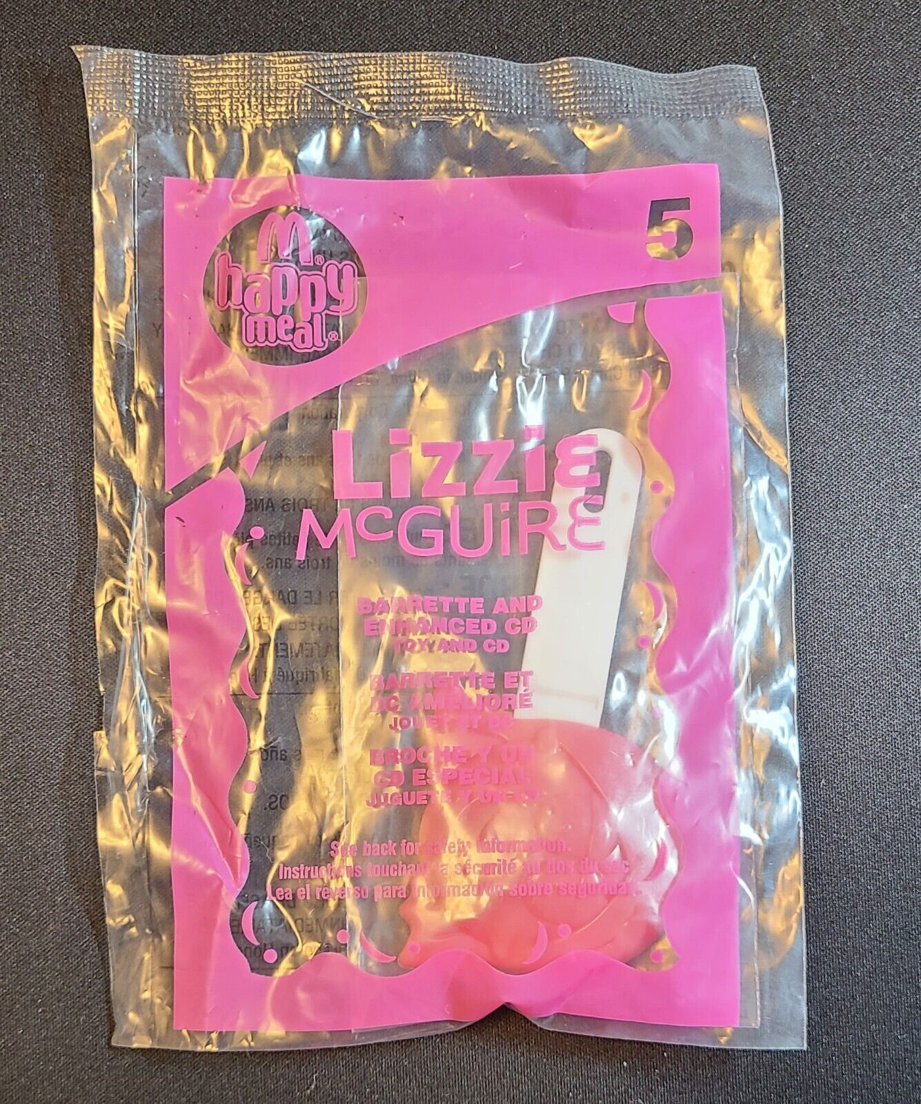 LIZZIE MCGUIRE 2004 McDonalds Happy Meal Disney Sealed Toy 5 Misc Toy - Hobby Gems
