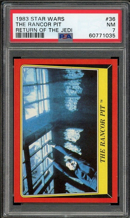 LUKE SKYWALKER PSA 7 1983 Star Wars Return of the Jedi #36 Star Wars Base Graded Cards - Hobby Gems