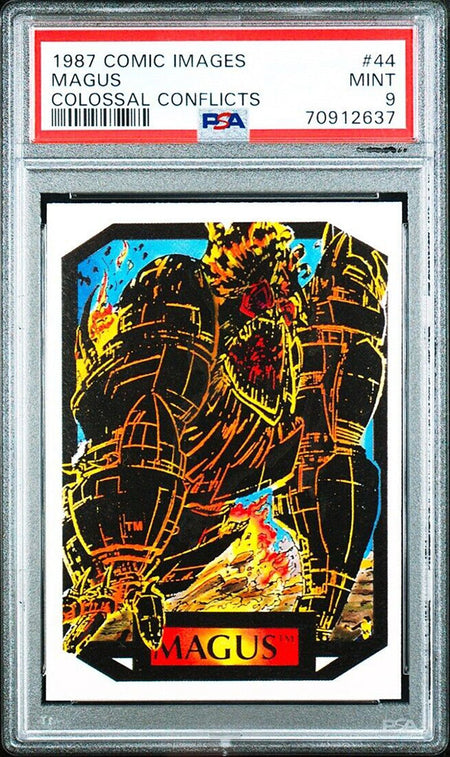 MAGUS PSA 9 1987 Comic Images Colossal Conflicts #44 Marvel Base Graded Cards - Hobby Gems