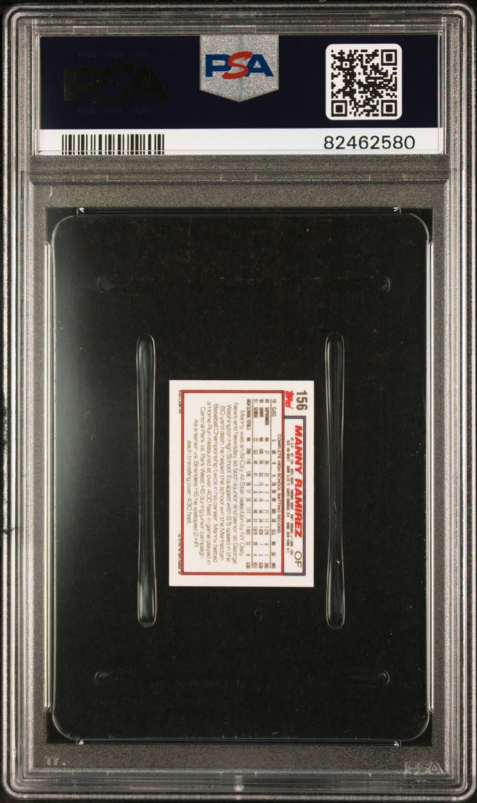 MANNY RAMIREZ PSA 9 1992 Topps Micro RC #156 C2 Baseball Base Graded Cards RC - Hobby Gems