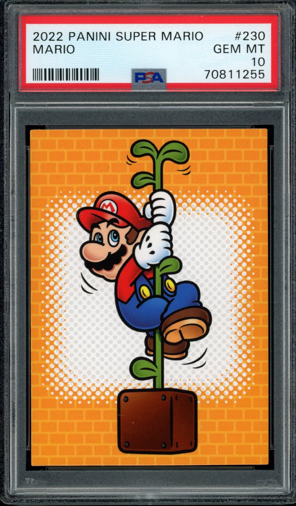 MARIO Super Mario Bros. PSA 10 2022 Panini Nintendo Super Mario #230 Nintendo Base Graded Cards - Hobby Gems