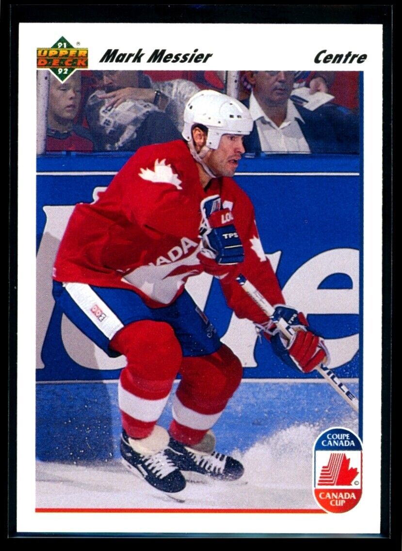 MARK MESSIER 1991-92 Upper Deck French #14 C1 Hockey Base - Hobby Gems