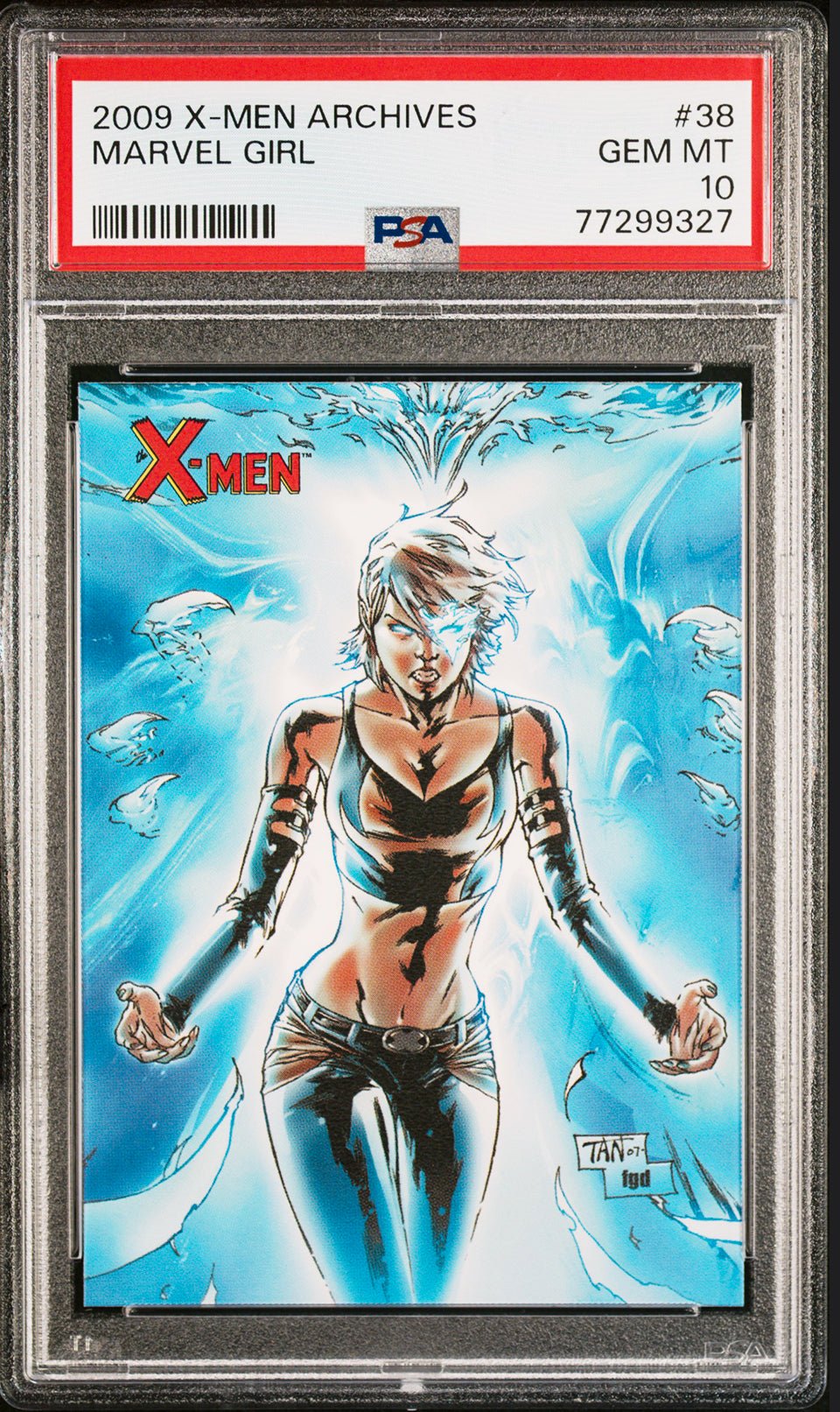 MARVEL GIRL PSA 10 2009 Rittenhouse Marvel X-Men Archives #38 C1 Marvel Base Graded Cards - Hobby Gems