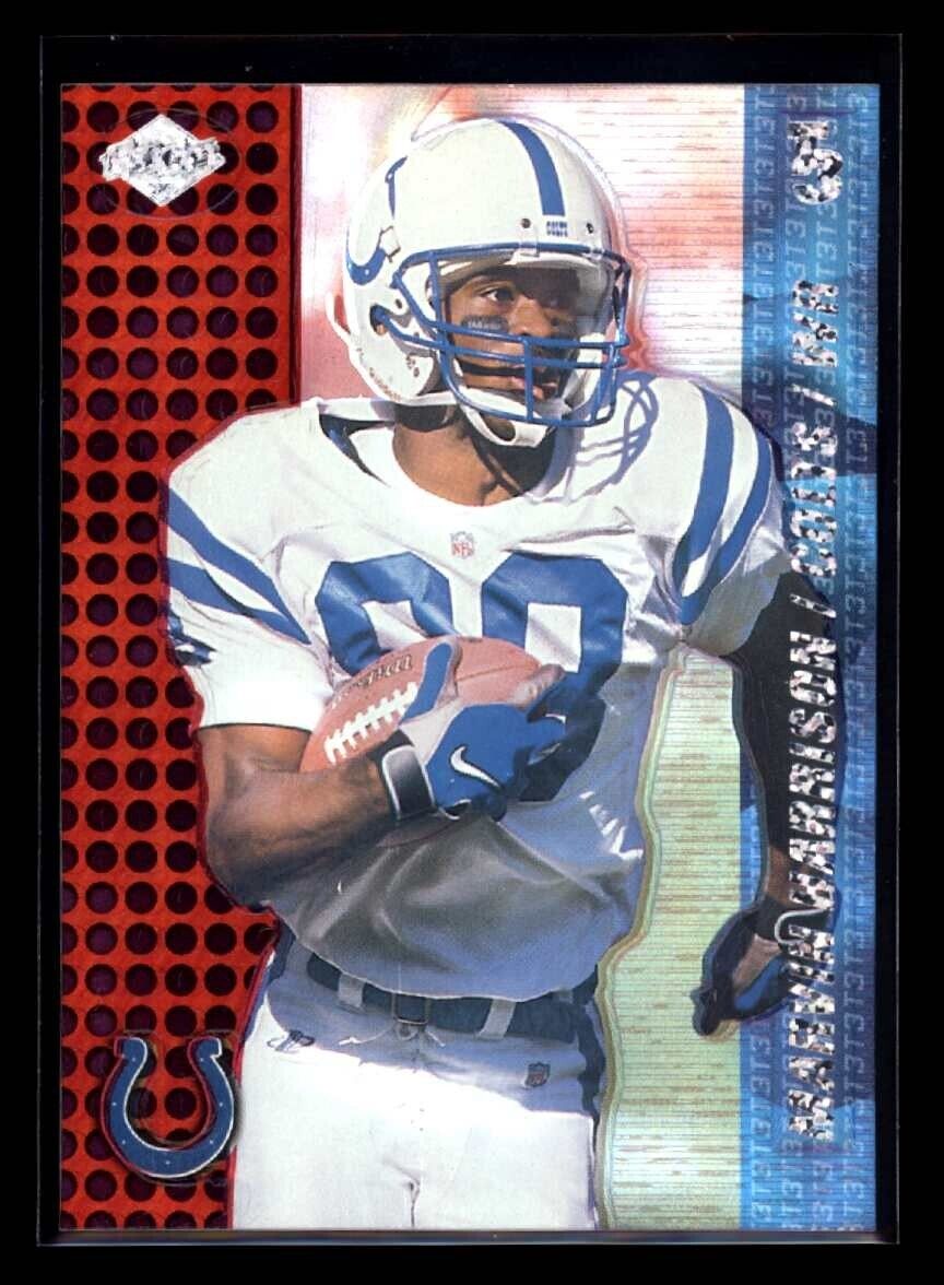 MARVIN HARRISON 2000 Collector's Edge T3 HoloRed #57 43/50 Football Parallel Serial Numbered - Hobby Gems