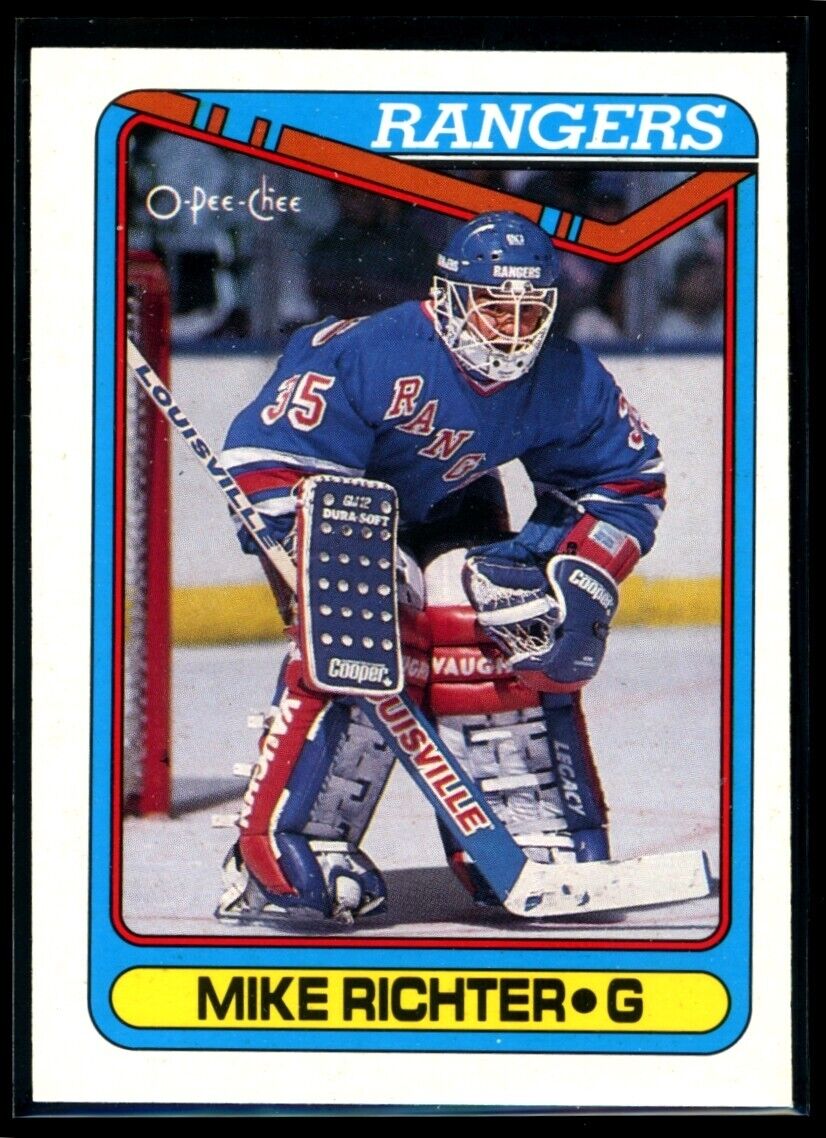 MIKE RICHTER 1990-91 O-Pee-Chee #330 Hockey Base - Hobby Gems