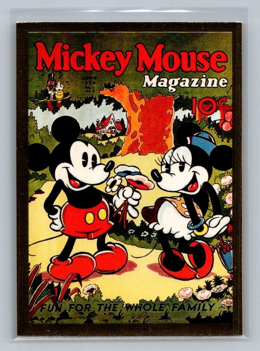 MINNIE MOUSE 1936 Mickey Mouse 1995 Skybox Disney Premium Magazine Cover #74 C3 Disney Base - Hobby Gems
