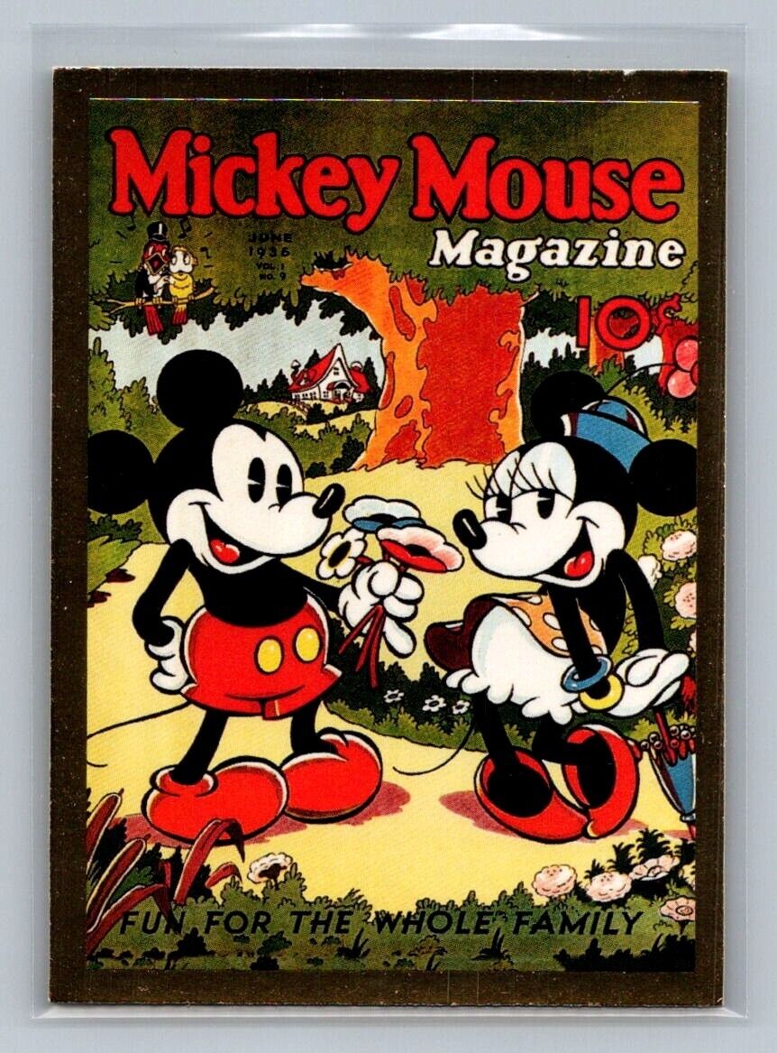 MINNIE MOUSE 1936 Mickey Mouse 1995 Skybox Disney Premium Magazine Cover #74 C4 Disney Base - Hobby Gems