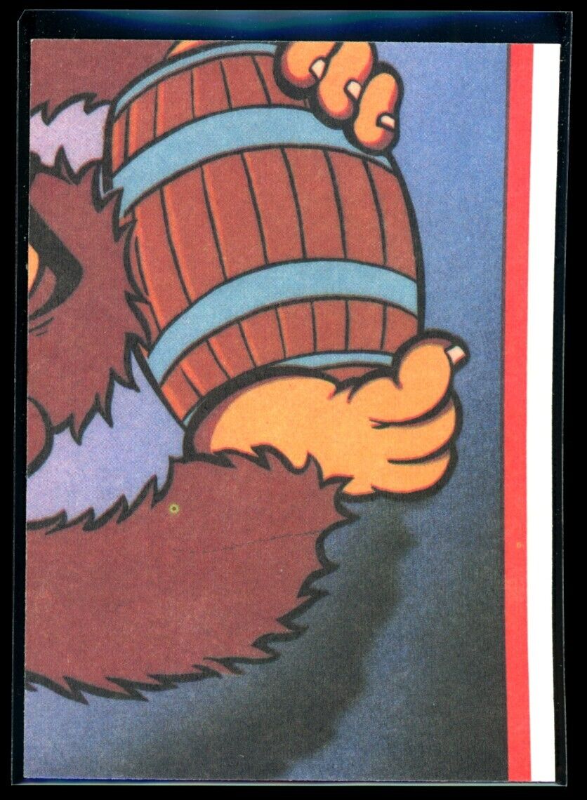 MORE FUN THAN A BARREL OF DONKEY KONGS 1982 Topps Donkey Kong Sticker NM C2 Nintendo Sticker - Hobby Gems