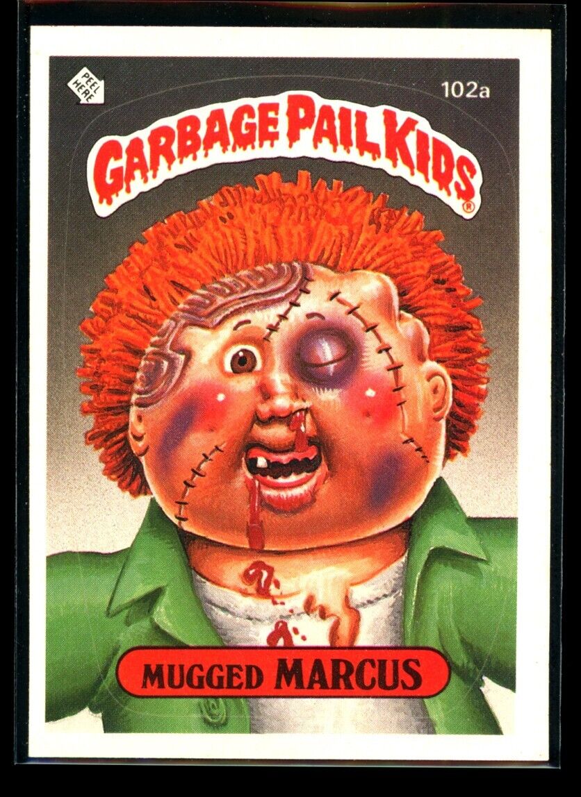 MUGGED MARCUS 1986 Garbage Pail Kids Series 3 #102a NM Garbage Pail Kids Base - Hobby Gems