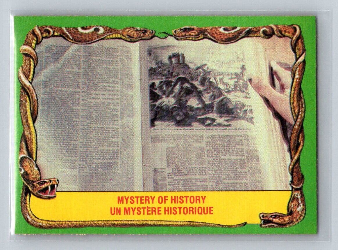 MYSTERY OF HISTORY 1981 O-Pee-Chee Raiders of the Lost Ark #19 C2 Raiders of the Lost Ark Base - Hobby Gems