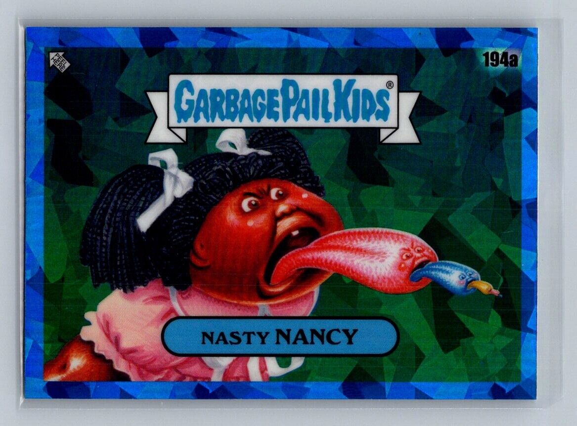 NASTY NANCY 2022 Topps Sapphire Garbage Pail Kids Series 5 194a Garbage Pail Kids Base - Hobby Gems