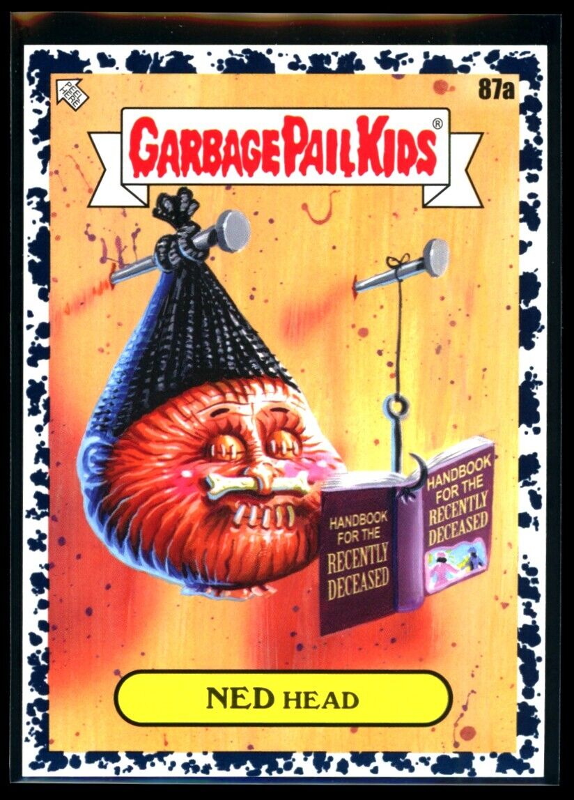 NED HEAD 2022 Topps Book Worms Inkwell Black Garbage Pail Kids #87a Garbage Pail Kids Base - Hobby Gems