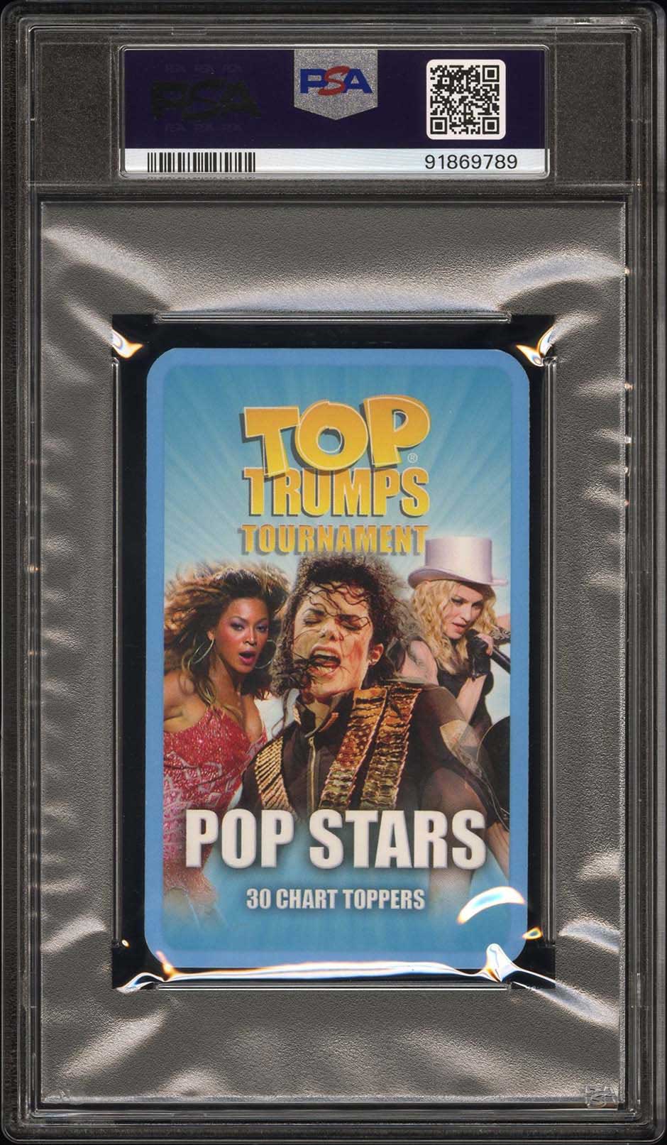 NIRVANA PSA 9 2009 Top Trumps Tournament Pop Stars Pop Culture Base Graded Cards - Hobby Gems