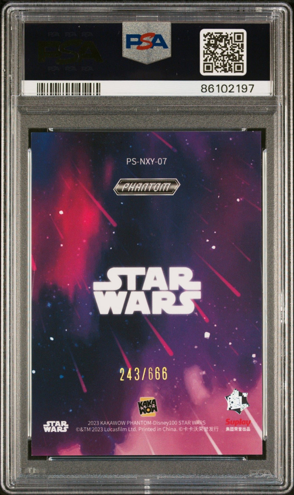 OBI-WAN KENOBI PSA 10 2023 Kakawow Star Wars Nebula #07 243/666 Star Wars Graded Cards Insert Serial Numbered - Hobby Gems