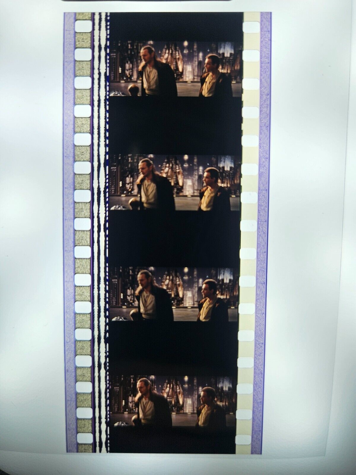 Obi-Wan Star Wars Episode 1 Phantom Menace 35mm Original Film Cells SW2077 Star Wars 35mm Film Cell - Hobby Gems