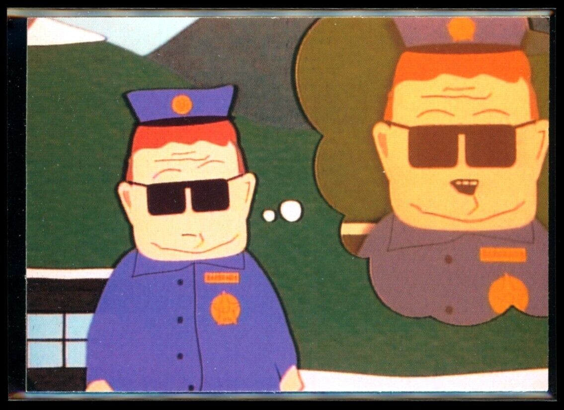 OFFICER BARBRADY 1998 South Park Comic Images #10 C2 South Park Base - Hobby Gems