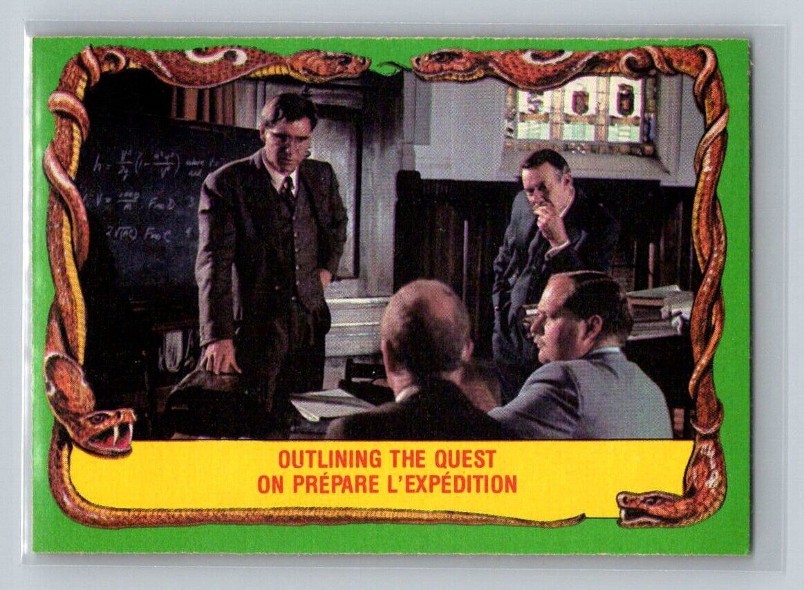 OUTLINING THE QUEST 1981 O-Pee-Chee Raiders of the Lost Ark #18 C1 Raiders of the Lost Ark Base - Hobby Gems