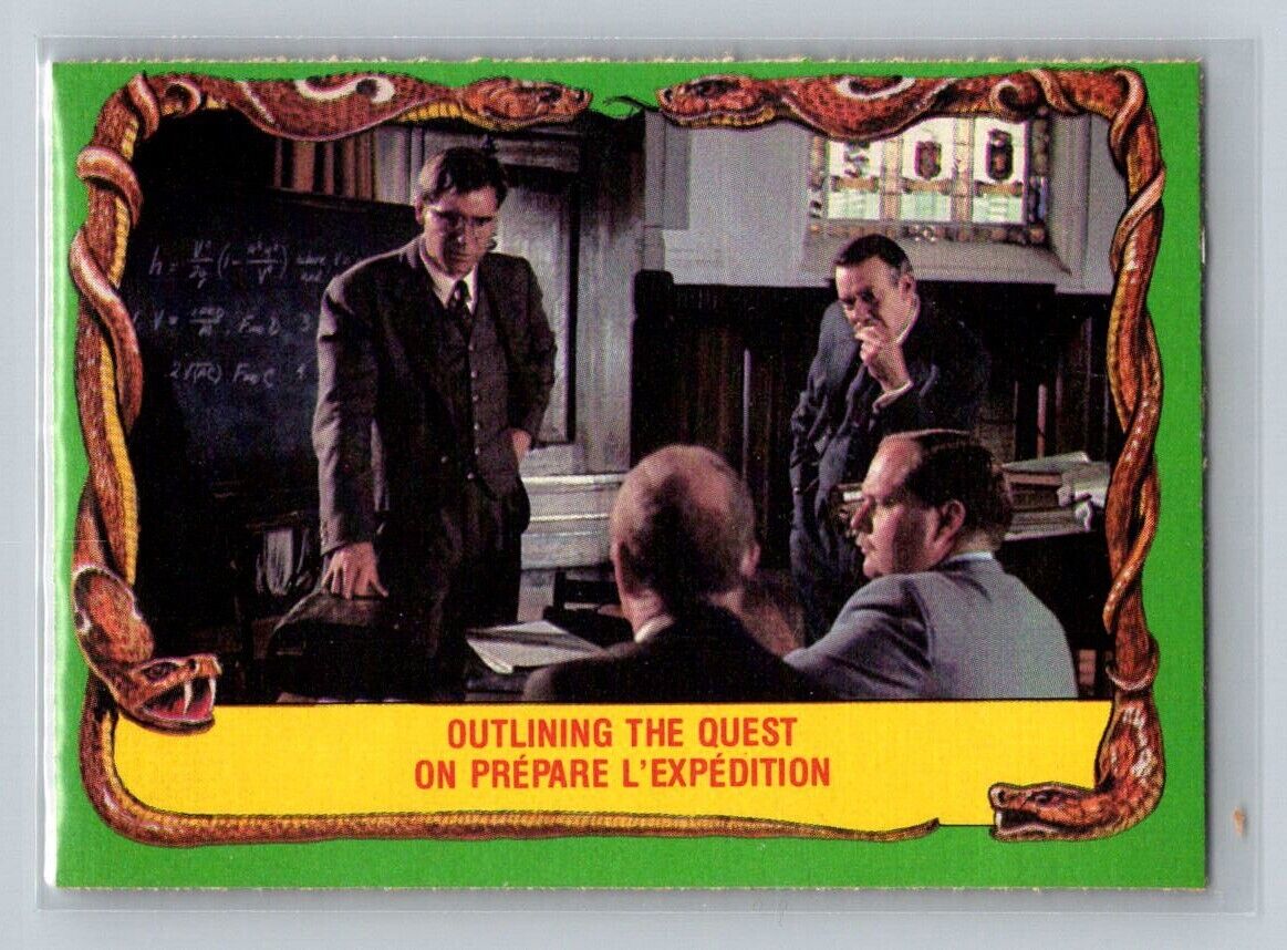 OUTLINING THE QUEST 1981 O-Pee-Chee Raiders of the Lost Ark #18 C2 Raiders of the Lost Ark Base - Hobby Gems