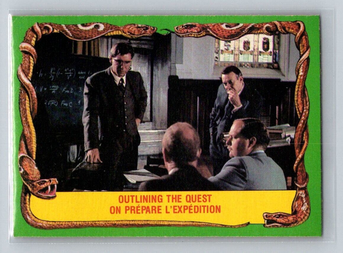OUTLINING THE QUEST 1981 O-Pee-Chee Raiders of the Lost Ark #18 C3 Raiders of the Lost Ark Base - Hobby Gems