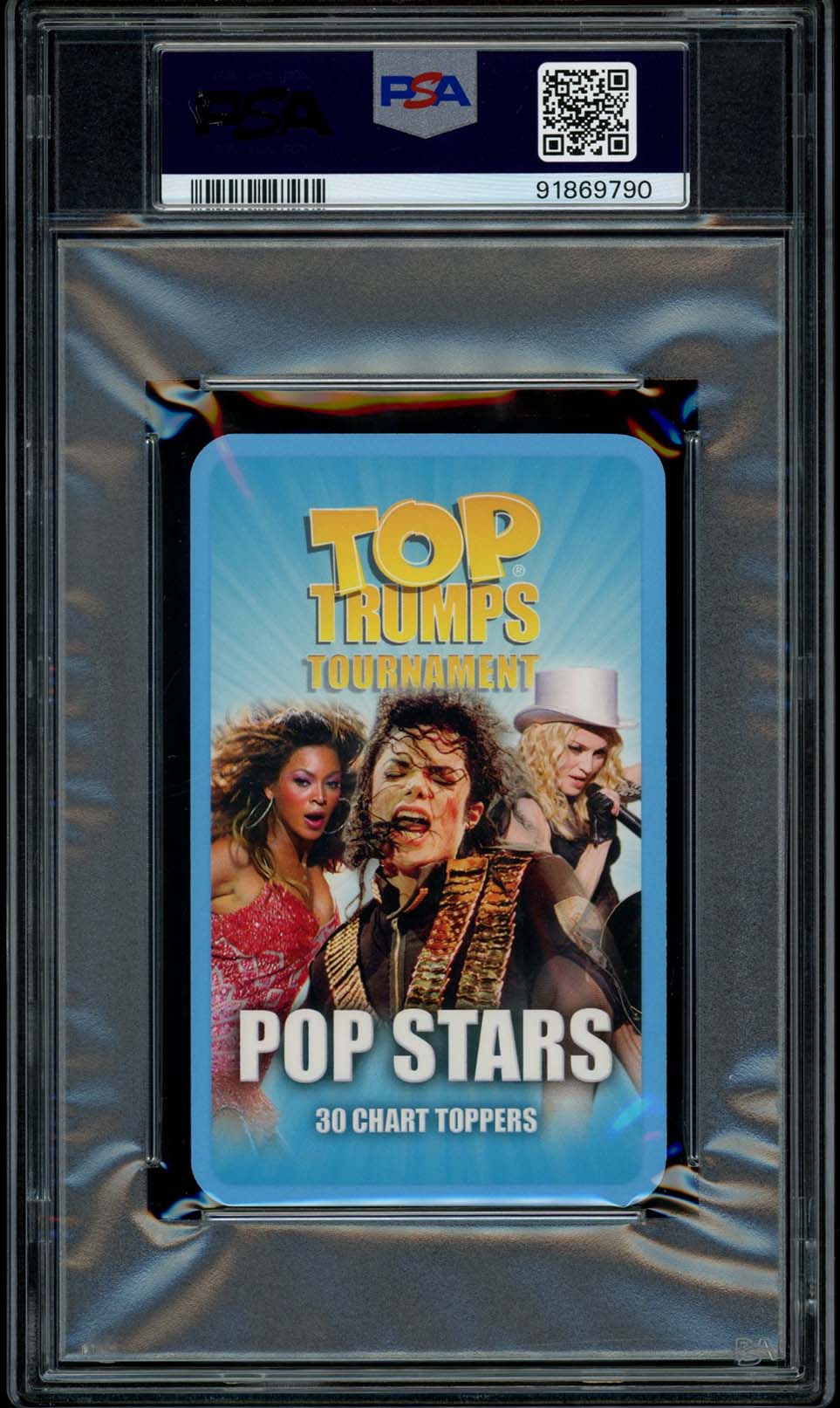 OZZY OSBOURNE PSA 8 2009 Top Trumps Tournament Pop Stars Pop Culture Base Graded Cards - Hobby Gems