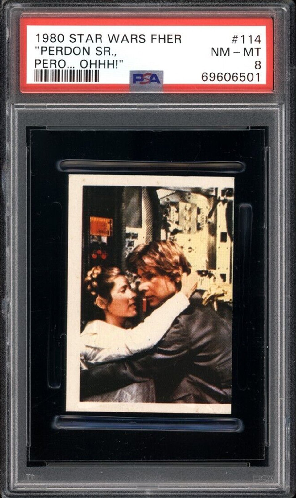 PRINCESS LEIA HAN SOLO PSA 8 1980 Star Wars Fher 