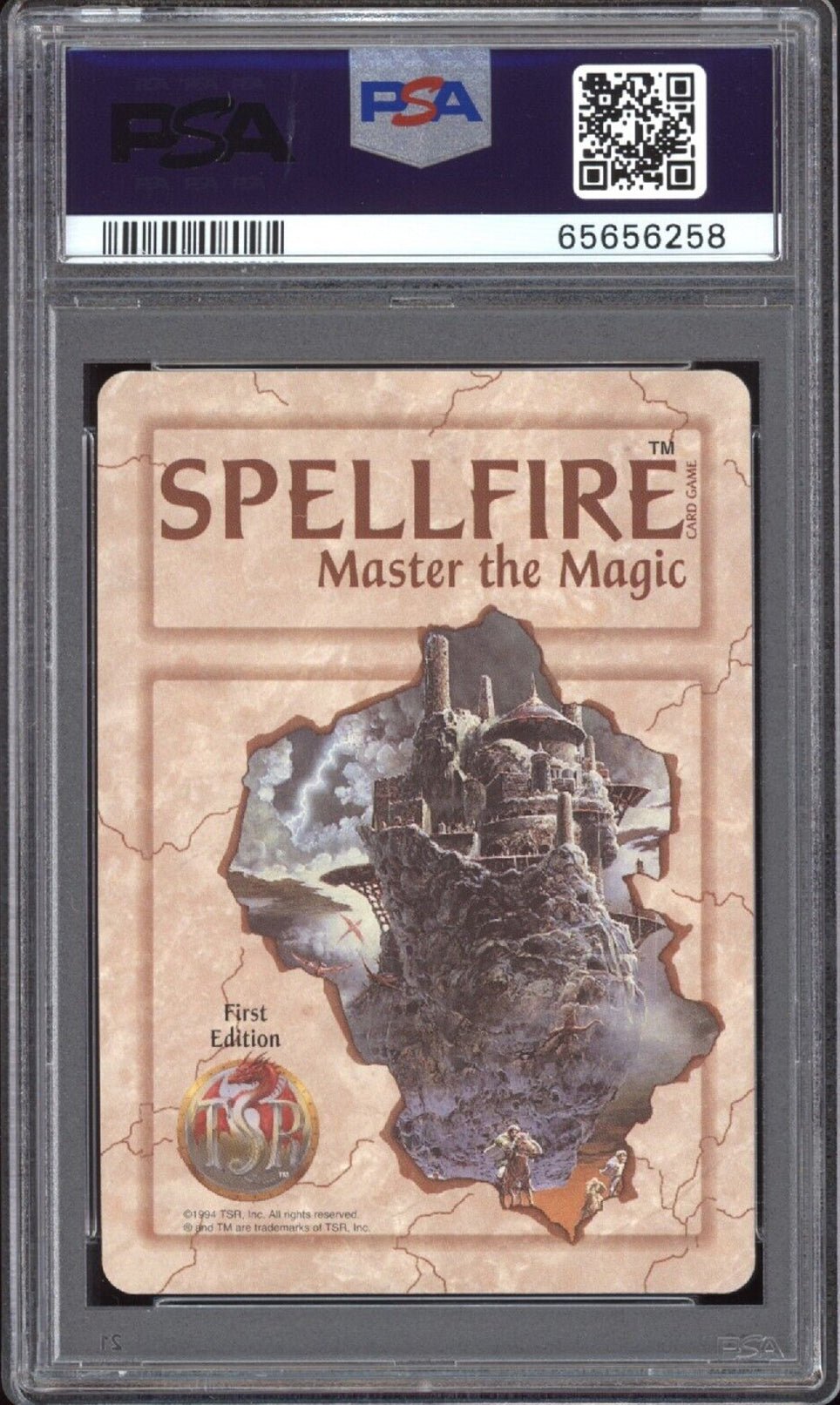 PROTECTION FROM DRACONIANS PSA 8 1994 Spellfire Dragonlance #79 Dungeons & Dragons Base Graded Cards - Hobby Gems