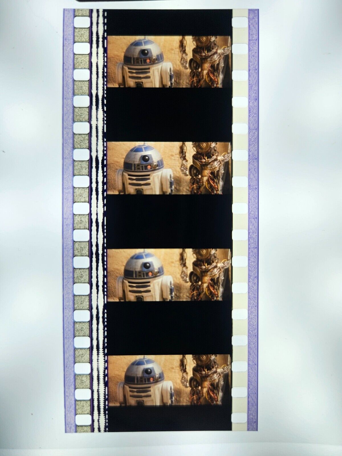 R2-D2 C-3PO Star Wars Episode 1 Phantom Menace 35mm Original Film Cells SW2091 Star Wars 35mm Film Cell - Hobby Gems