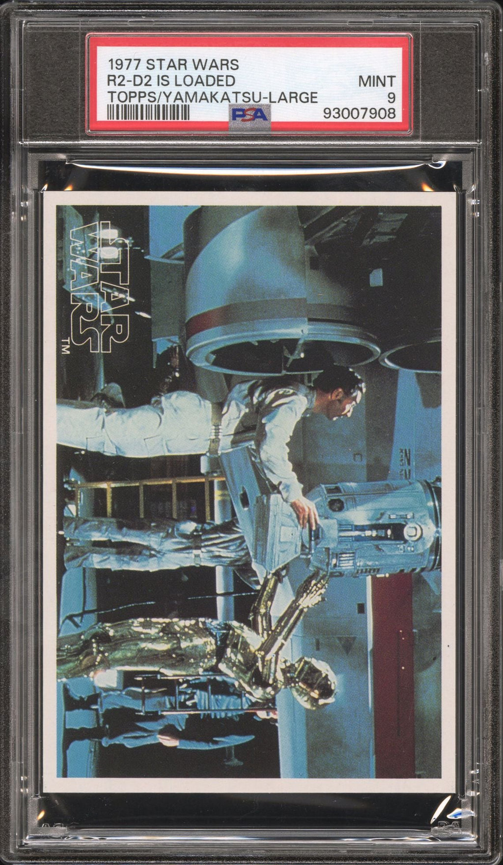 R2 - D2 PSA 9 1977 Topps Yamakatsu Star Wars Large R2 - D2 Is Loaded C4 Star Wars Base Graded Cards - Hobby Gems