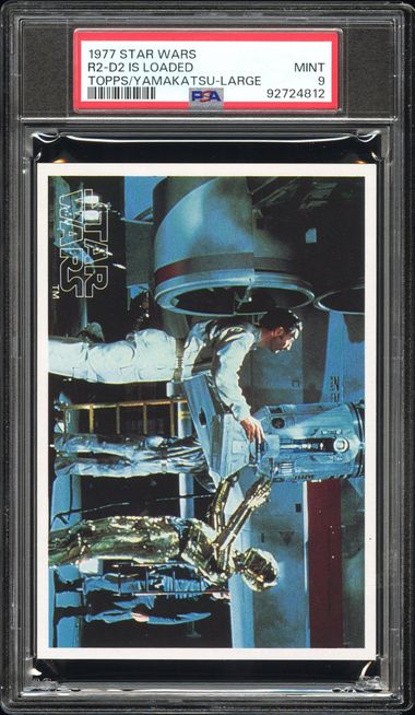 R2 - D2 PSA 9 1977 Topps Yamakatsu Star Wars Large R2 - D2 Is Loaded C5 Star Wars Base Graded Cards - Hobby Gems