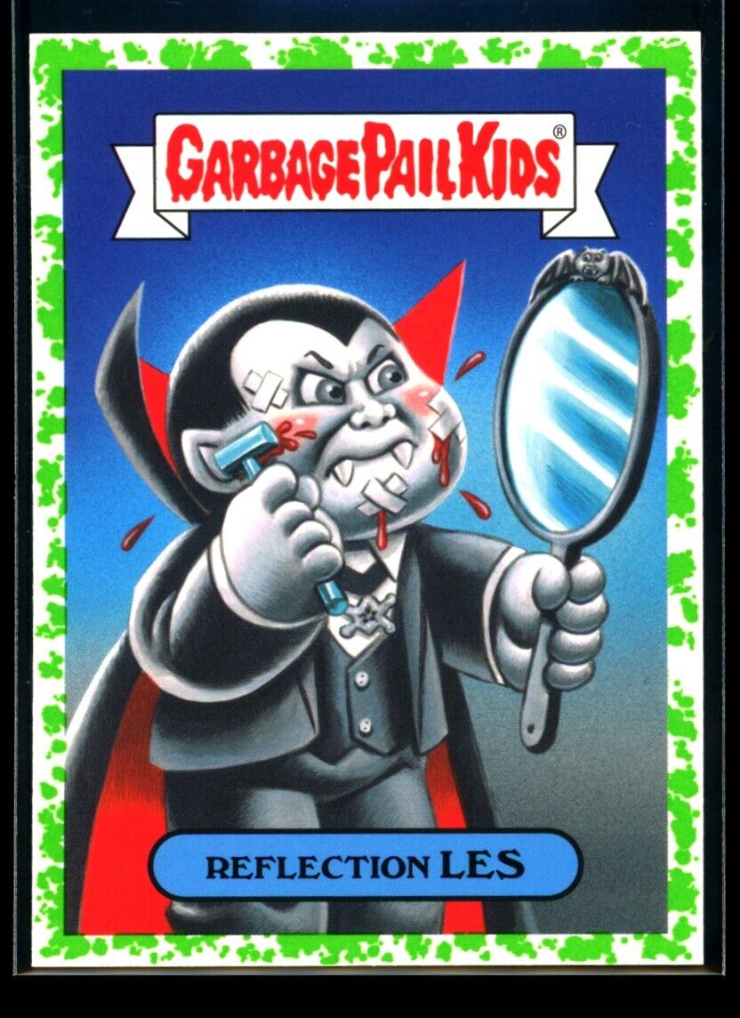 REFLECTION LES 2018 Topps Garbage Pail Kids Oh, The Horror-ible Puke #4a Garbage Pail Kids Base - Hobby Gems