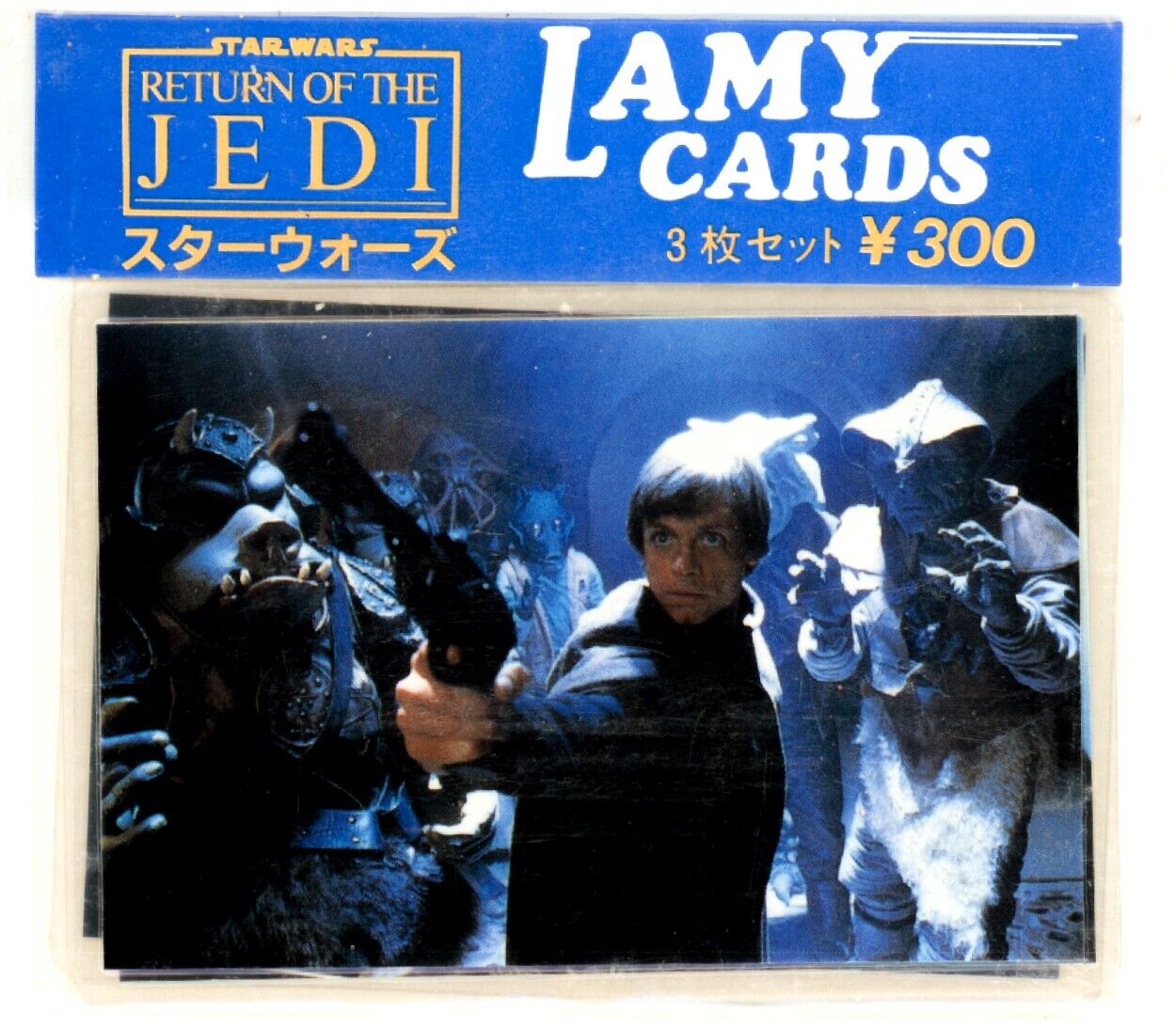 Return of the Jedi 1983 Star Wars Yamakatsu Lamy Cards Sealed Pack P1 Star Wars Sealed Pack - Hobby Gems