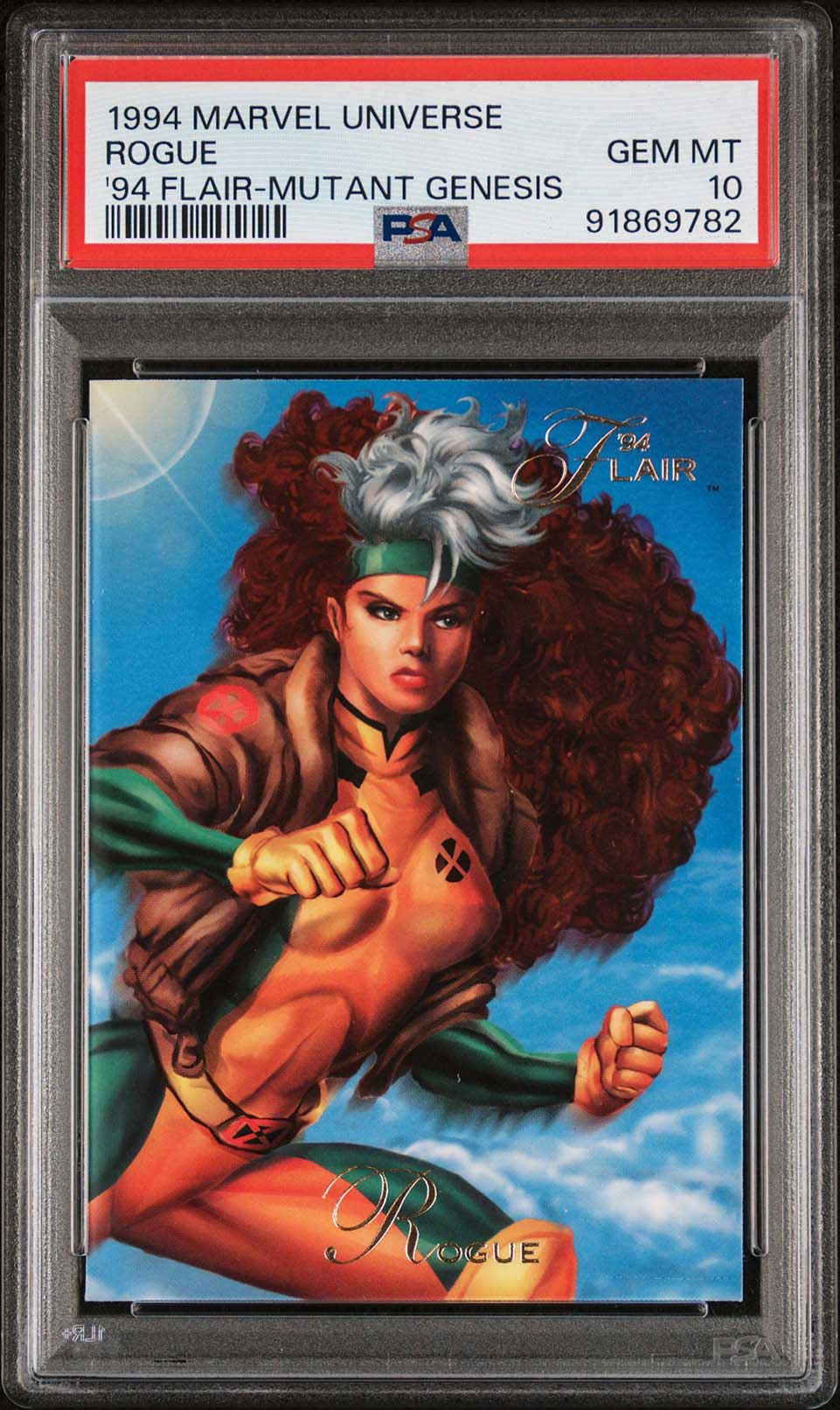 ROGUE PSA 10 1994 Marvel Universe Flair Mutant Genesis Marvel Base Graded Cards - Hobby Gems