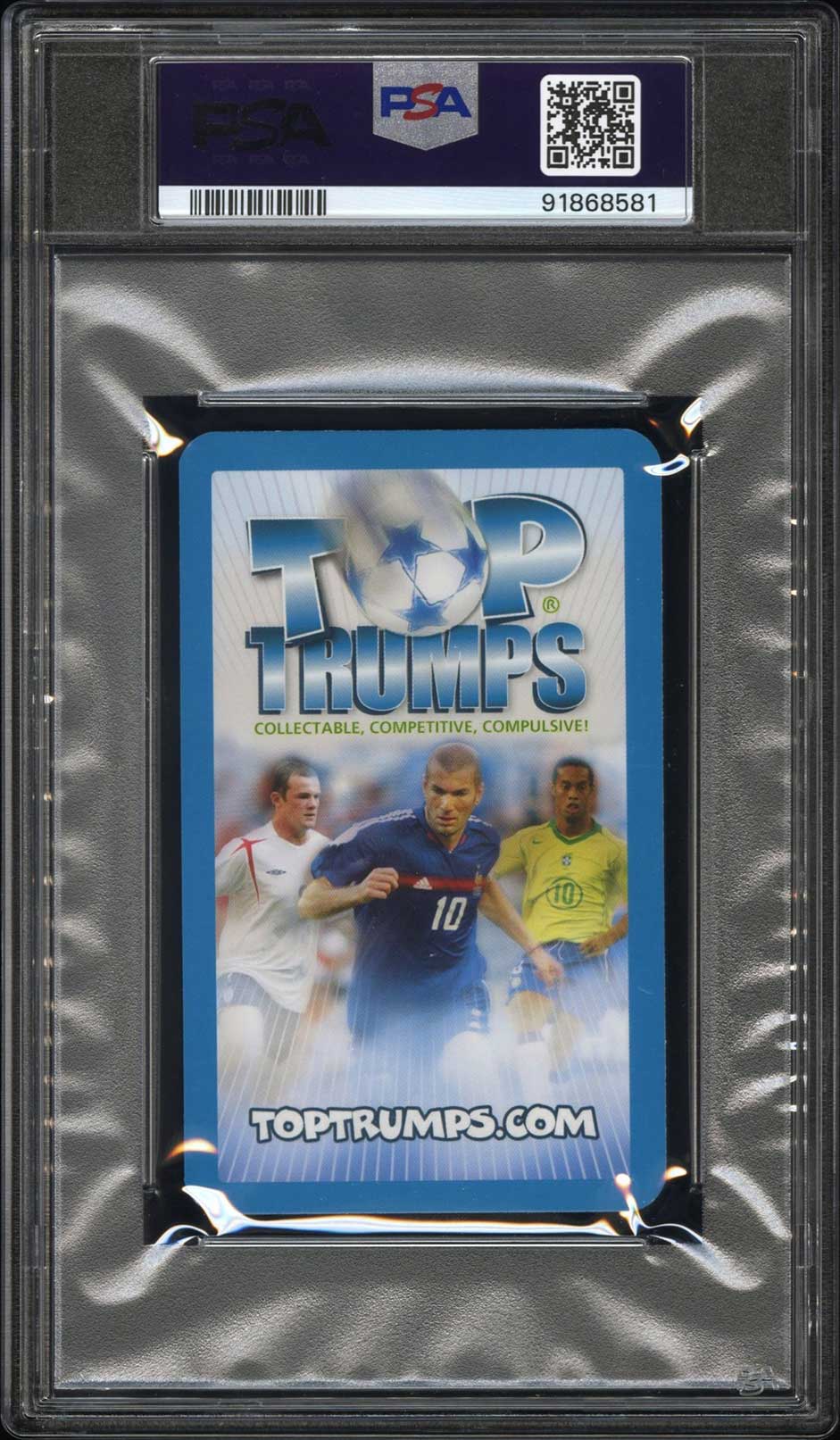 RONALDINHO PSA 8 2006 Top Trumps World Football Stars Soccer Base Graded Cards - Hobby Gems