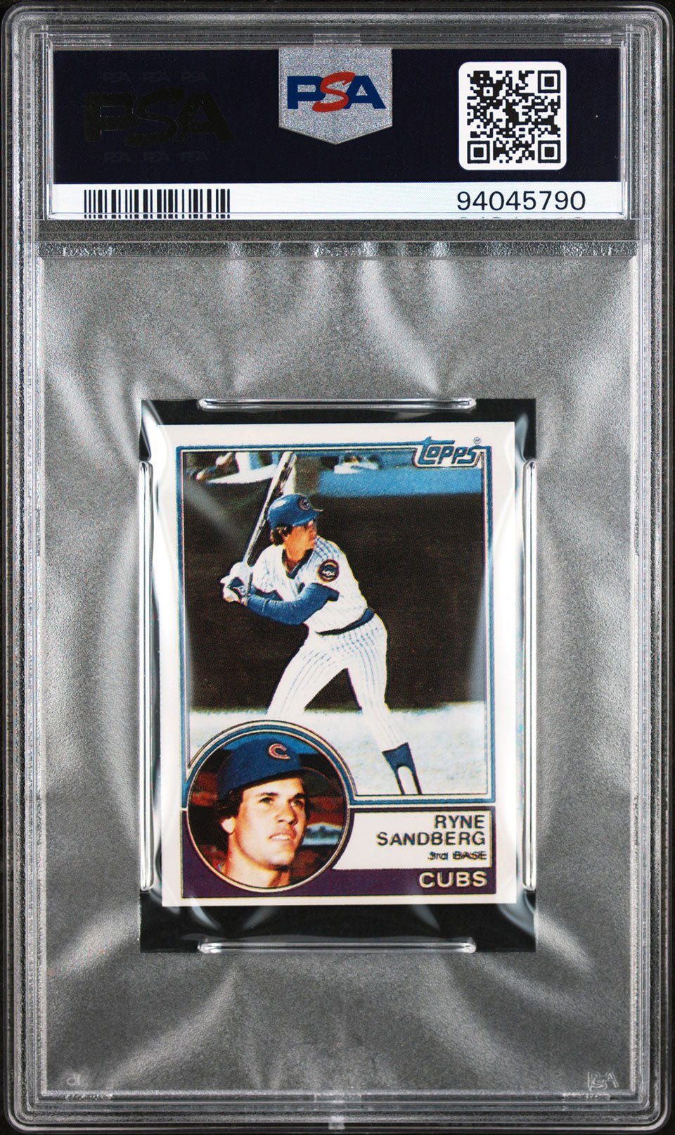 RYNE SANDBERG PSA 8 1990 Topps Doubleheaders Baseball Base Graded Cards - Hobby Gems