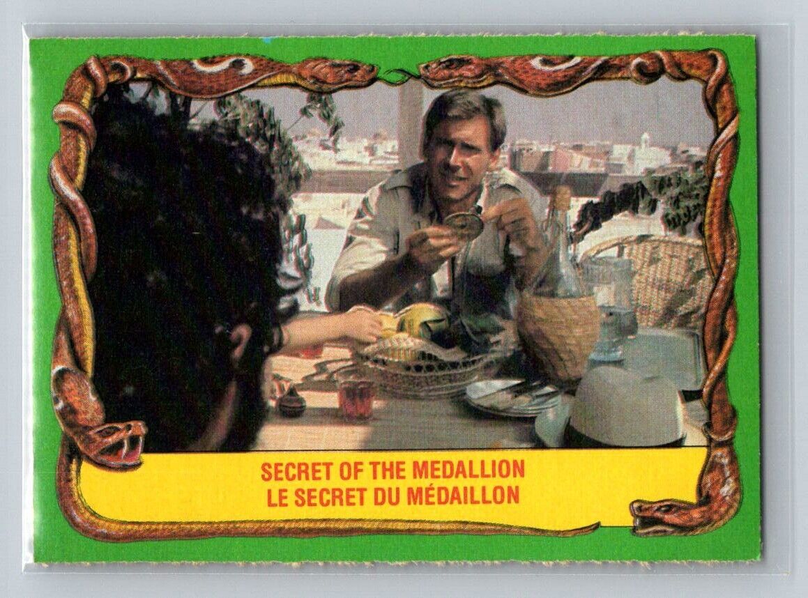 SECRET OF THE MEDALLION 1981 O-Pee-Chee Raiders of the Lost Ark #34 C1 Raiders of the Lost Ark Base - Hobby Gems