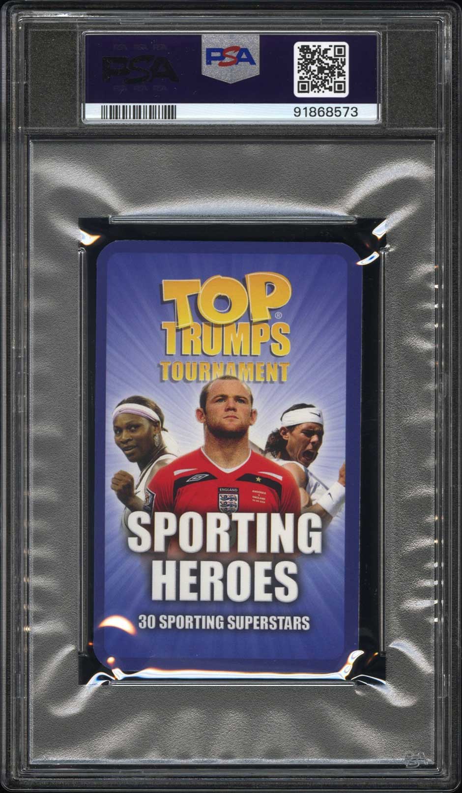 SERENA WILLIAMS PSA 8 2009 Top Trumps Tournament Sporting Heroes Tennis Base Graded Cards - Hobby Gems