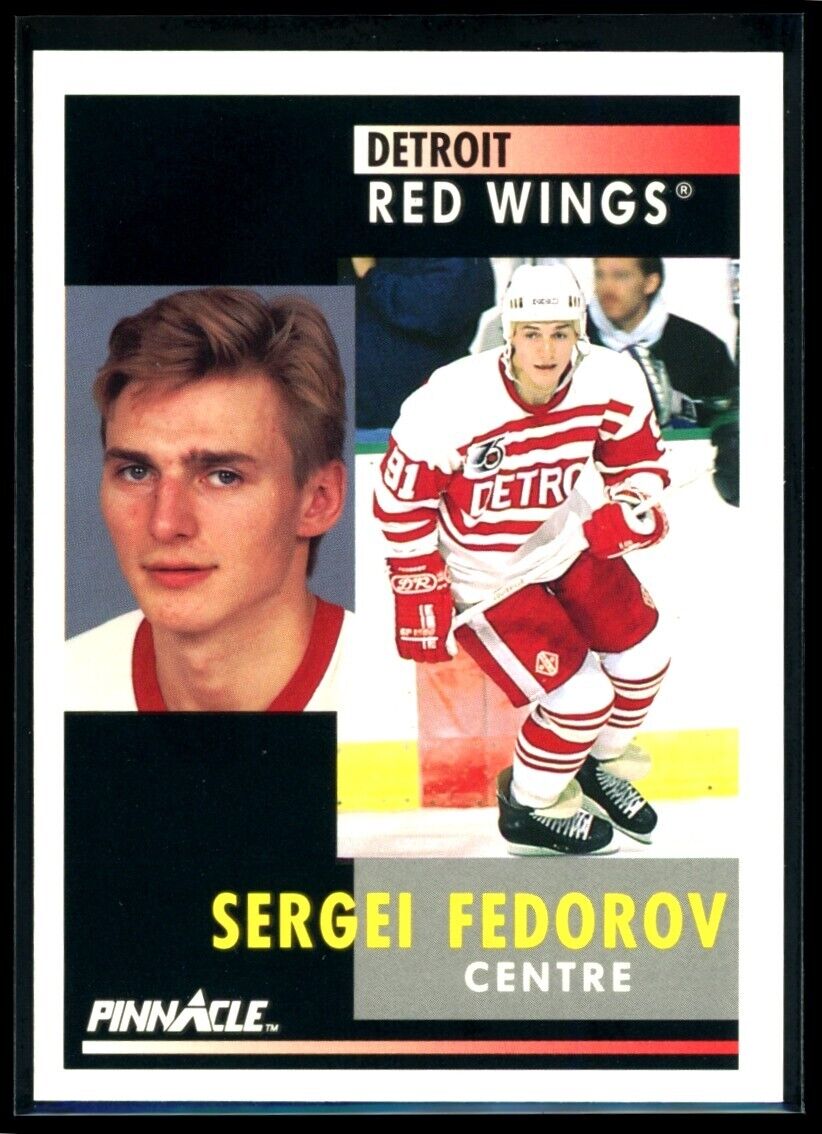 SERGEI FEDOROV 1991-92 Pinnacle French #157 Hockey Base - Hobby Gems