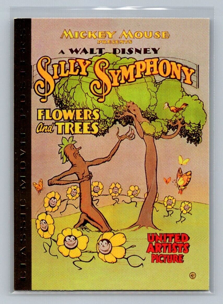 SILLY SYMPHONY 1995 Skybox Disney Premium Movie Poster #72 C1 Disney Base - Hobby Gems