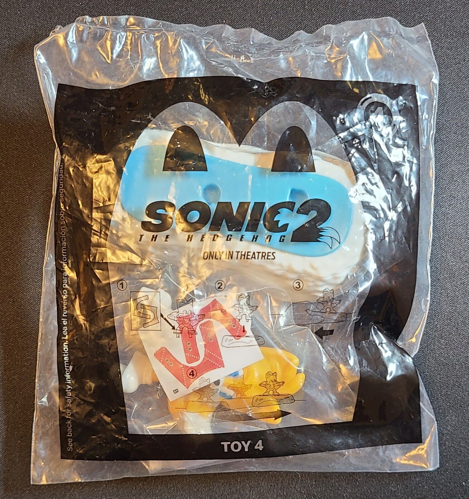 SONIC 2 THE HEDGEHOG 2022 McDonalds Happy Meal Sega Sealed Toy 4 Misc Toy - Hobby Gems