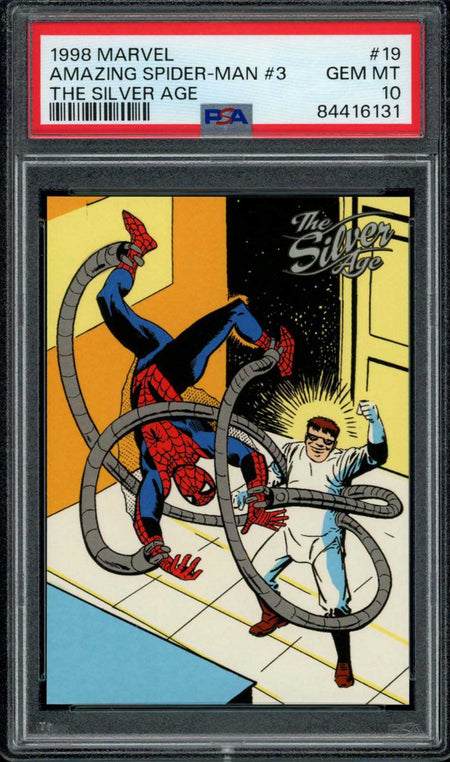 SPIDER-MAN DOCTOR OCTOPUS PSA 10 1998 Marvel the Silver Age #3 Marvel Base Graded Cards - Hobby Gems