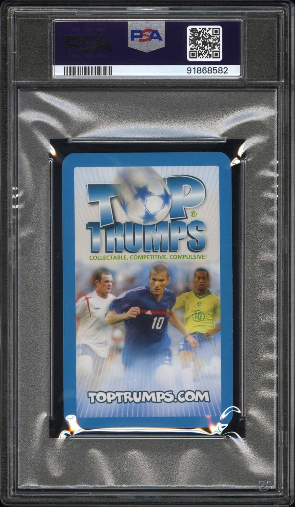 STEVEN GERRARD PSA 9 2006 Top Trumps World Football Stars Soccer Base Graded Cards - Hobby Gems